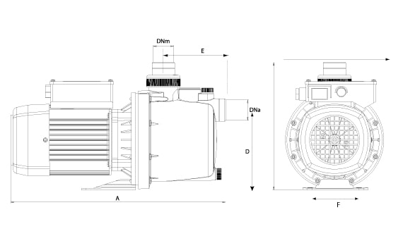 Détails surpresseur piscine Multipool ESPA